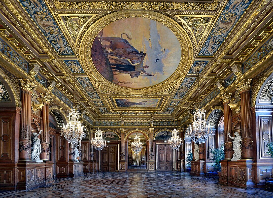 France, Paris, Hotel de Ville (city hall), Georges Bertrand room