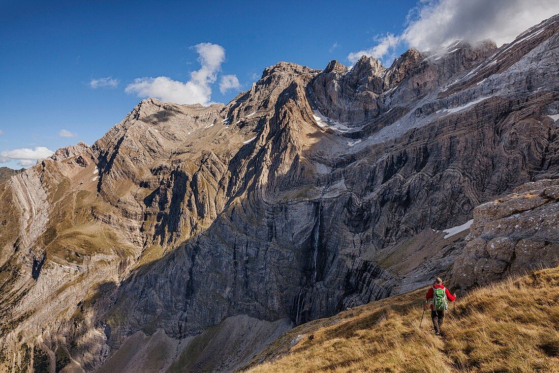 Frankreich, Hautes-Pyrénées, Gavarnie, UNESCO-Weltkulturerbe, Wanderung zum Cirque de Gavarnie