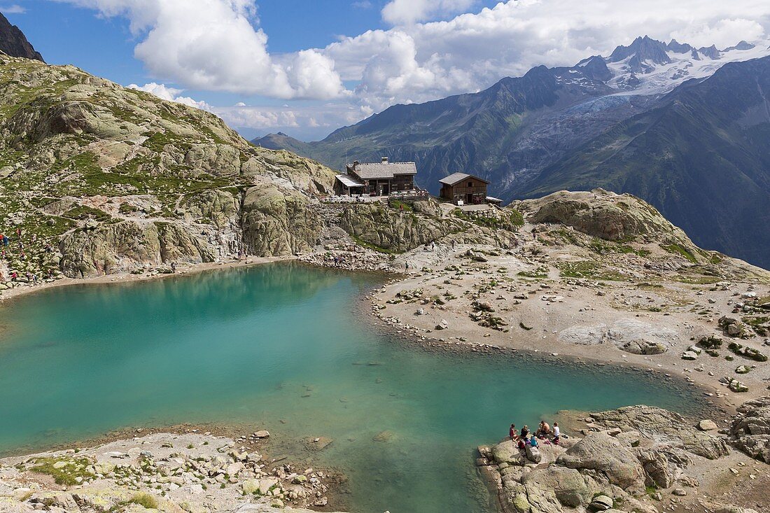 France, Haute-Savoie, Chamonix, the lac Blanc