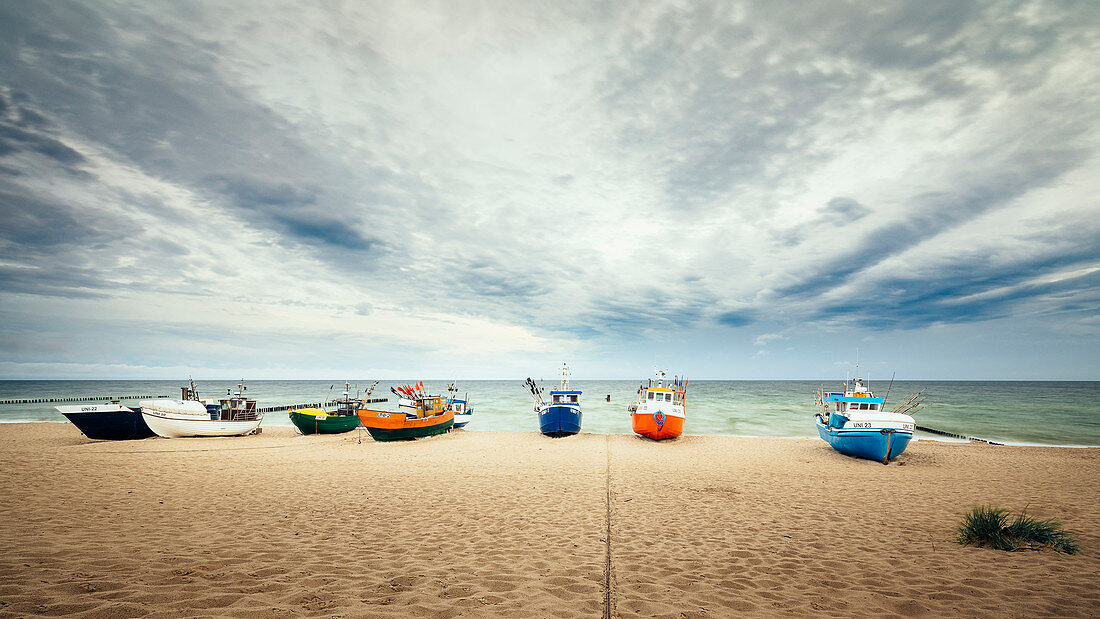 Uniescie beach on the Baltic Sea, West Pomerania, Poland