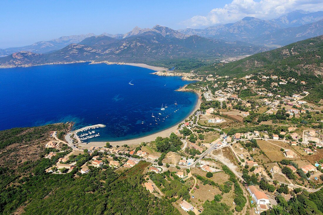 France, Haute Corse, Filosorma, Galeria (aerial view)