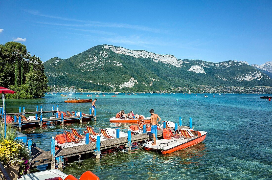 Frankreich, Haute-Savoie, Annecy, der See