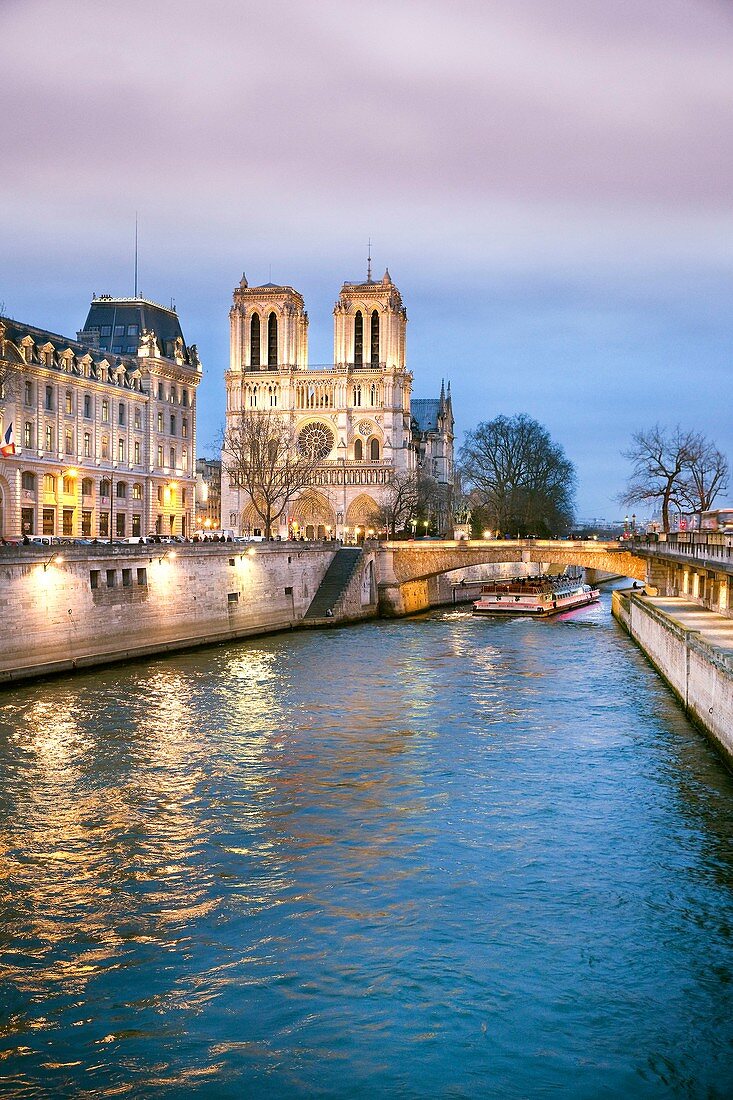 Frankreich, Paris, UNESCO-Weltkulturerbegebiet, Notre Dame de Paris