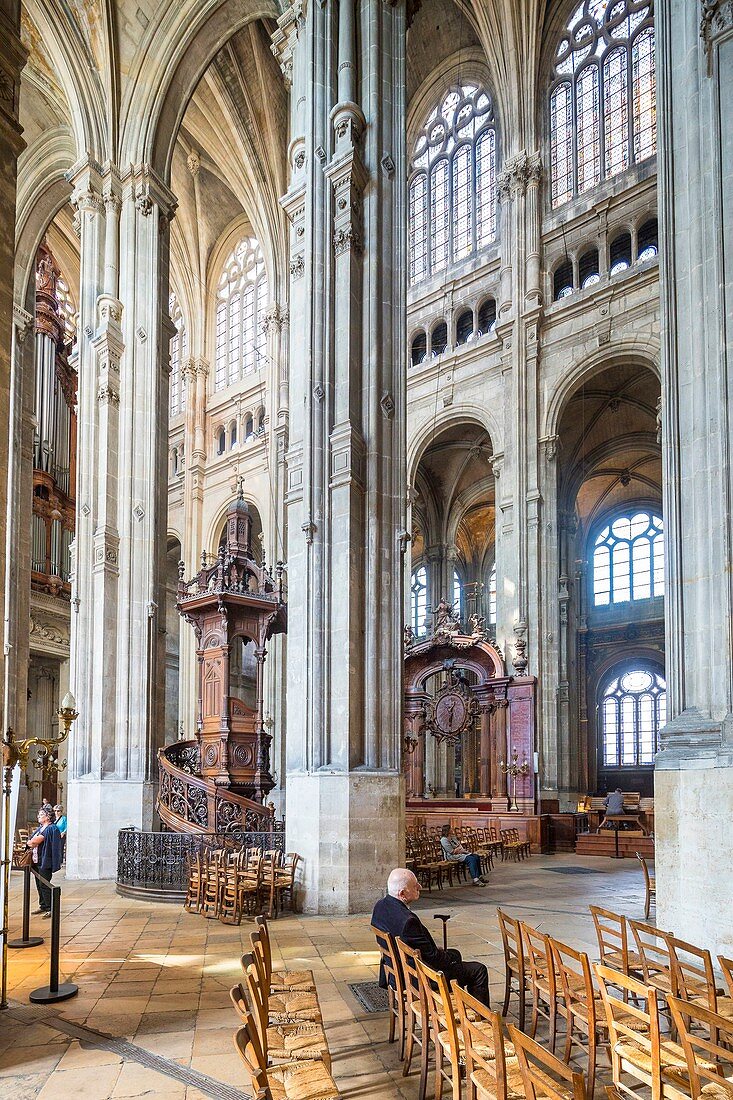 Frankreich, Paris, Stadtteil Les Halles, Kirche Saint-Eustache