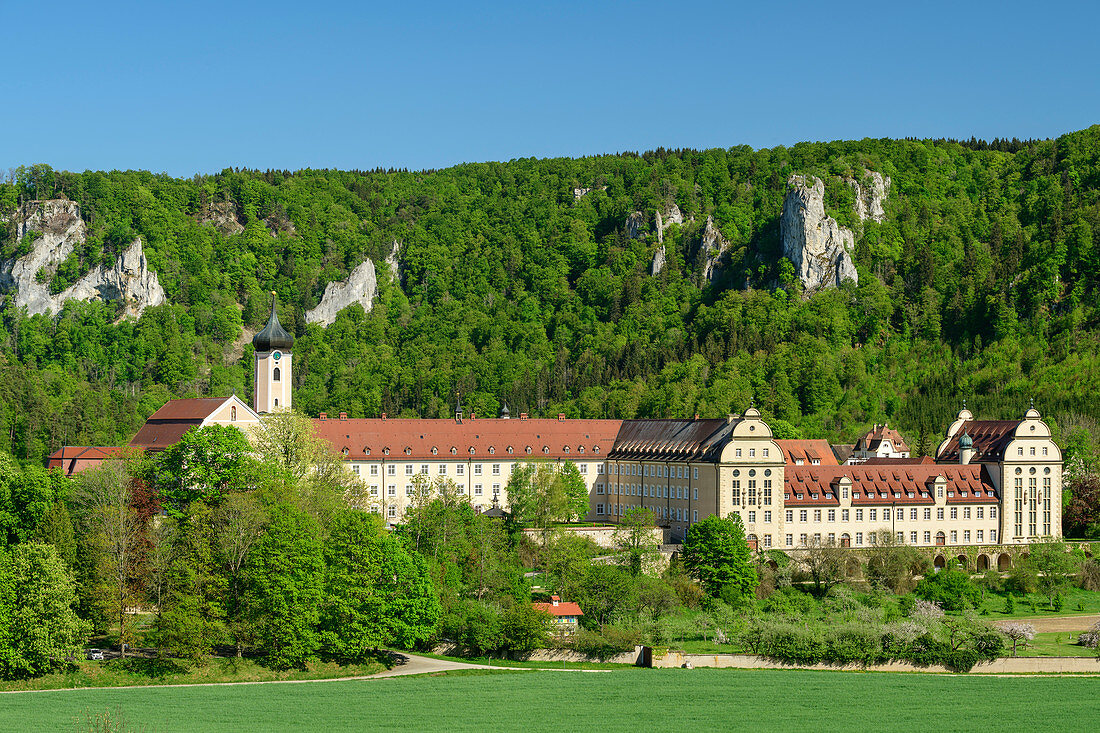 Beuron Monastery, Upper Danube Valley, Danube Cycle Path, Baden-Württemberg, Germany