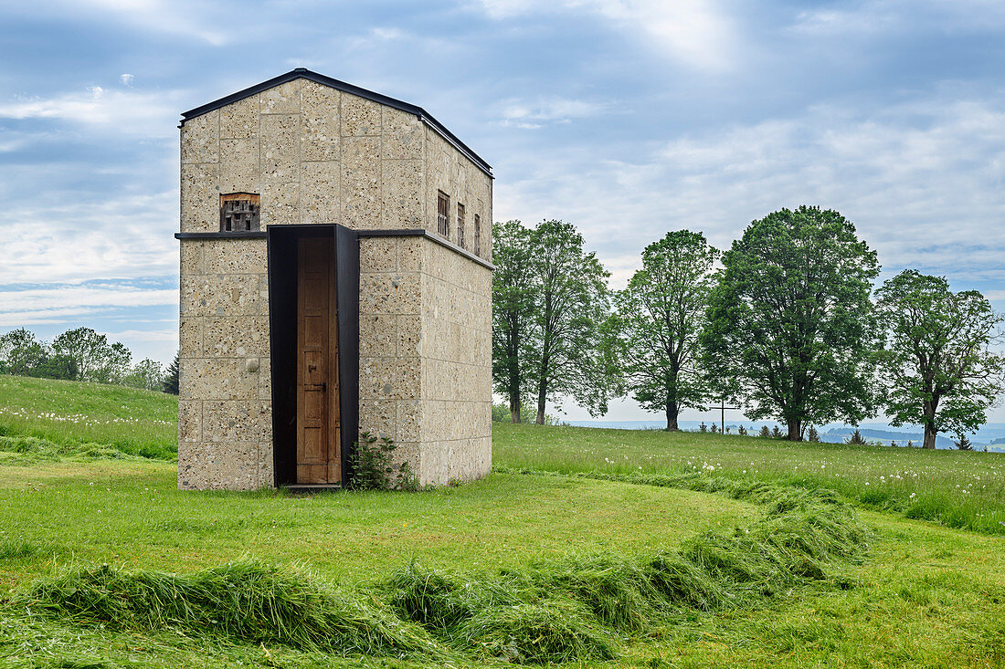 Jakobskapelle, Architekt Michele de Lucchi, Fischbachau, Oberbayern, Bayern, Deutschland 