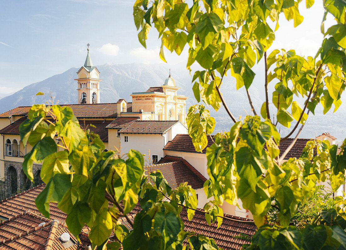 Wallfahrtskirche Madonna del Sasso, Locarno, Lago Maggiore, Tessin, Schweiz