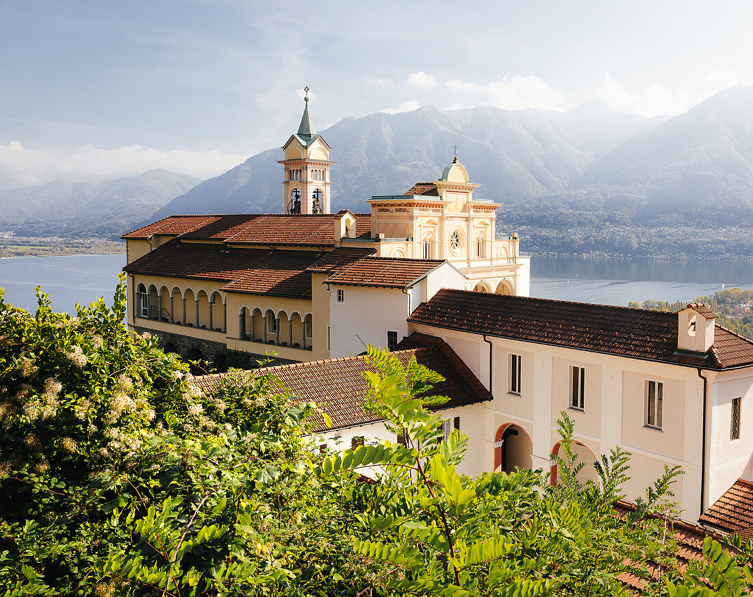 Wallfahrtskirche Madonna del Sasso, Locarno, Lago Maggiore, Tessin, Schweiz