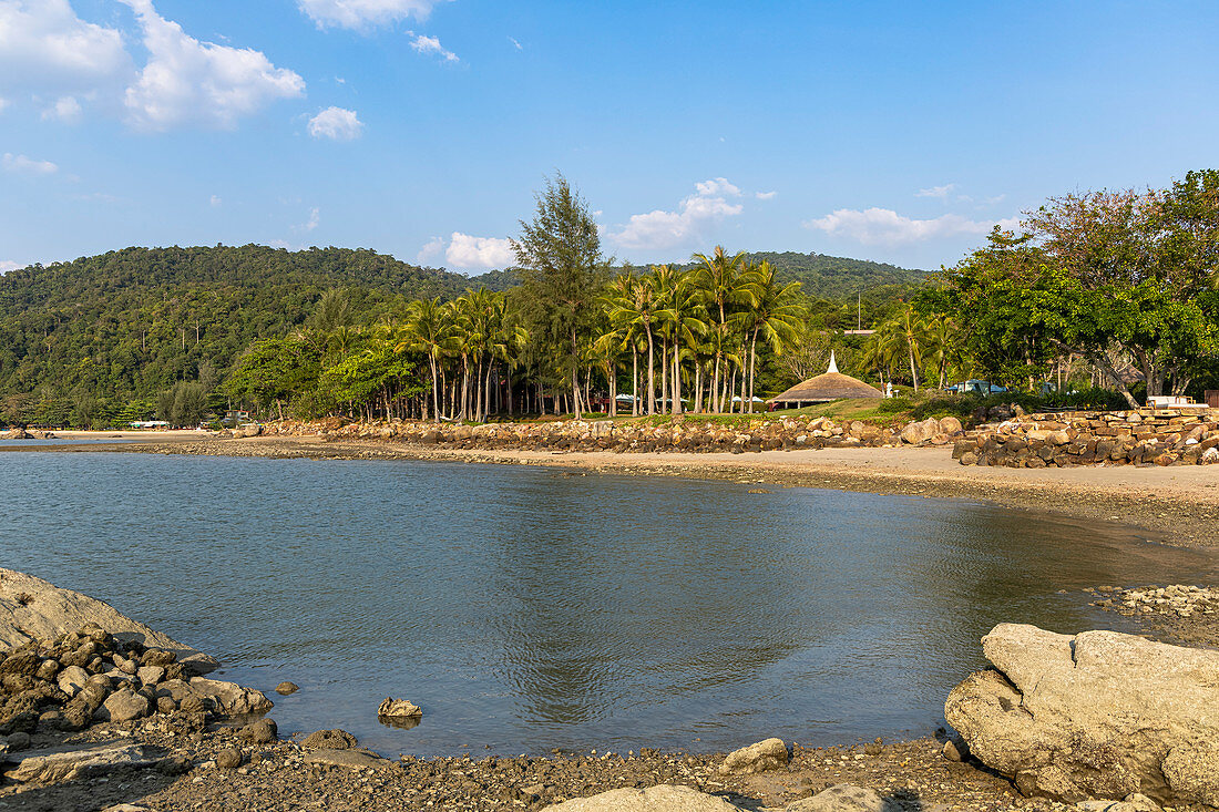 Tub Kaek Beach - Strand bei Ebbe im Abendlicht, Krabi Region, Thailand