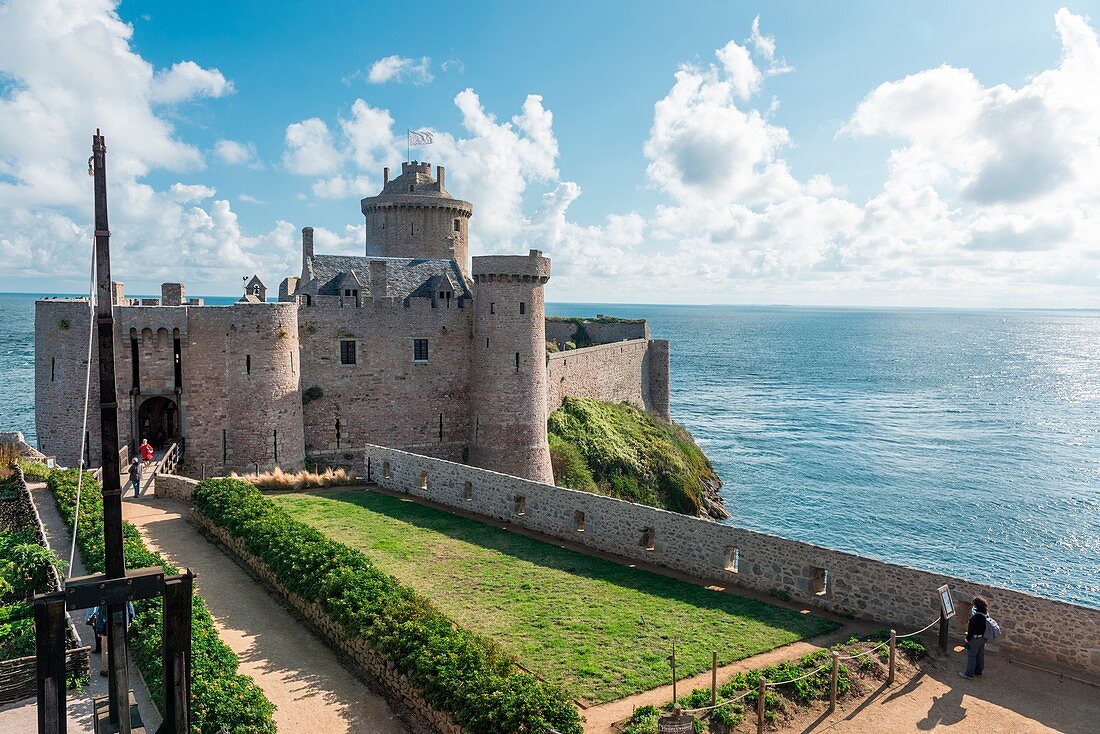 Frankreich, Côtes-d'Armor, Plévenon, Fort la Latte