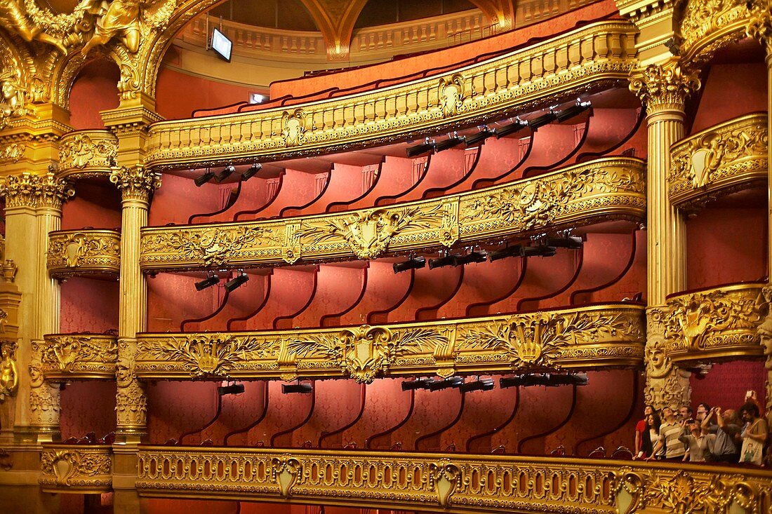 France, Paris, Opéra Garnier, concert hall