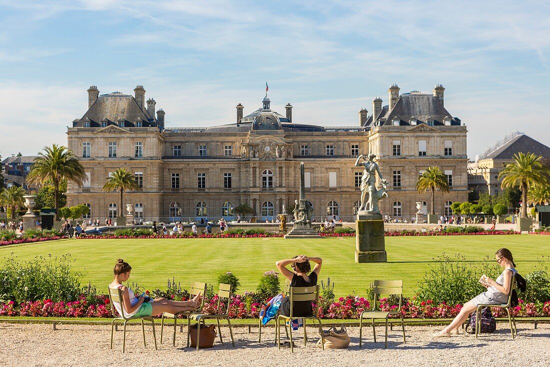 France, Paris, the Luxembourg Gardens, the Senate