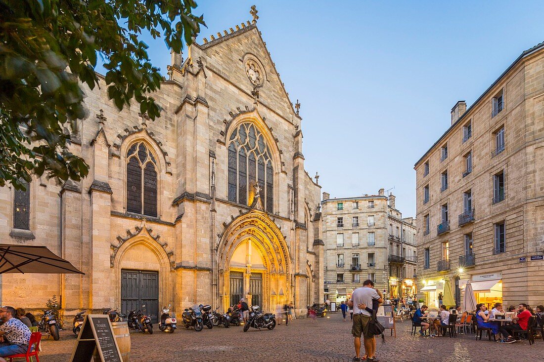 France, Gironde, Bordeaux, area listed as World Heritage by UNESCO, Saint Pierre district, St. Pierre church