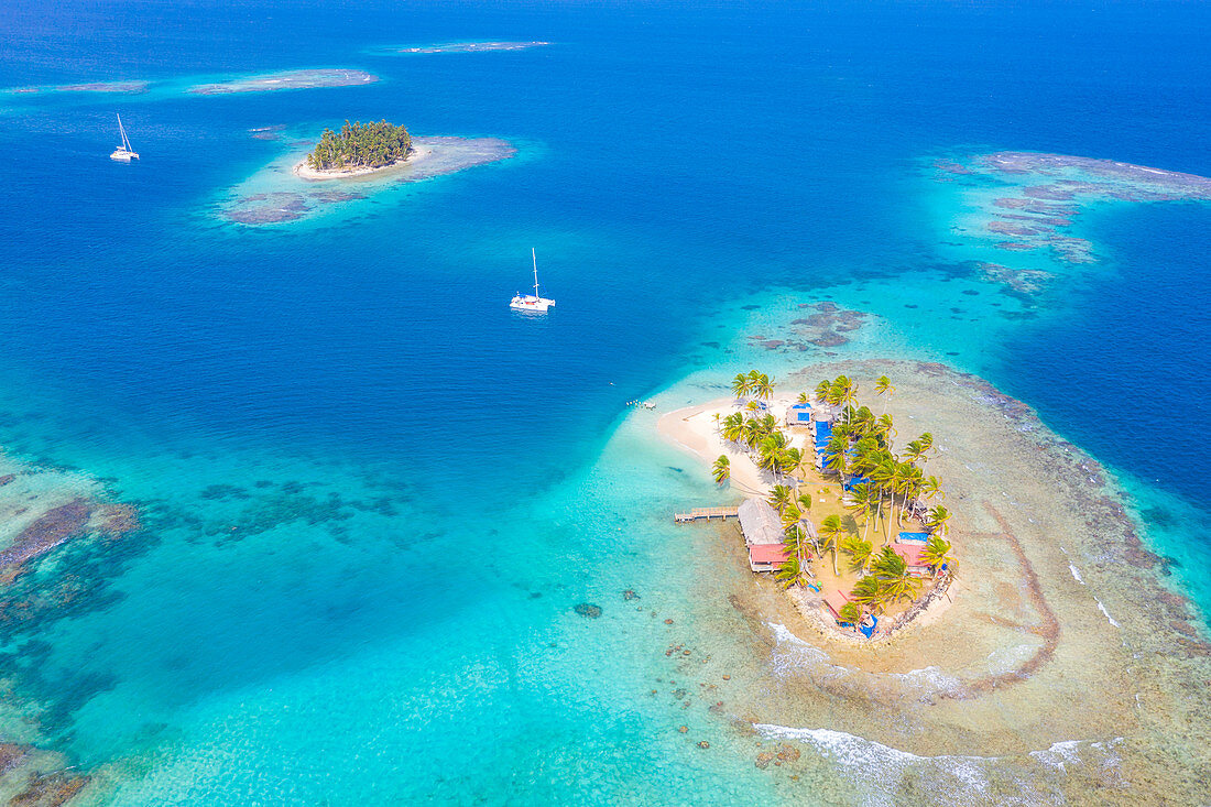 Kuanidup Insel, San-Blas-Inseln, Comarca Guna Yala, Panama, Mittelamerika