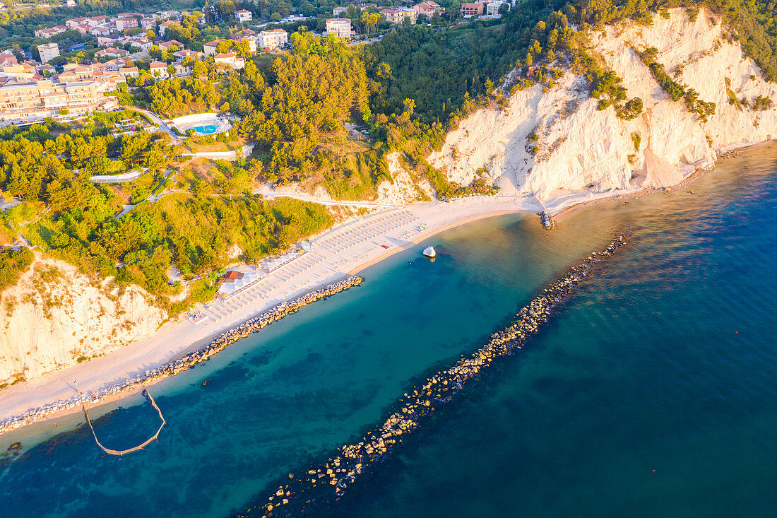 Spiaggia Del Frate (Friar Beach), Numana, Ancona, Marken, Italien, Europa