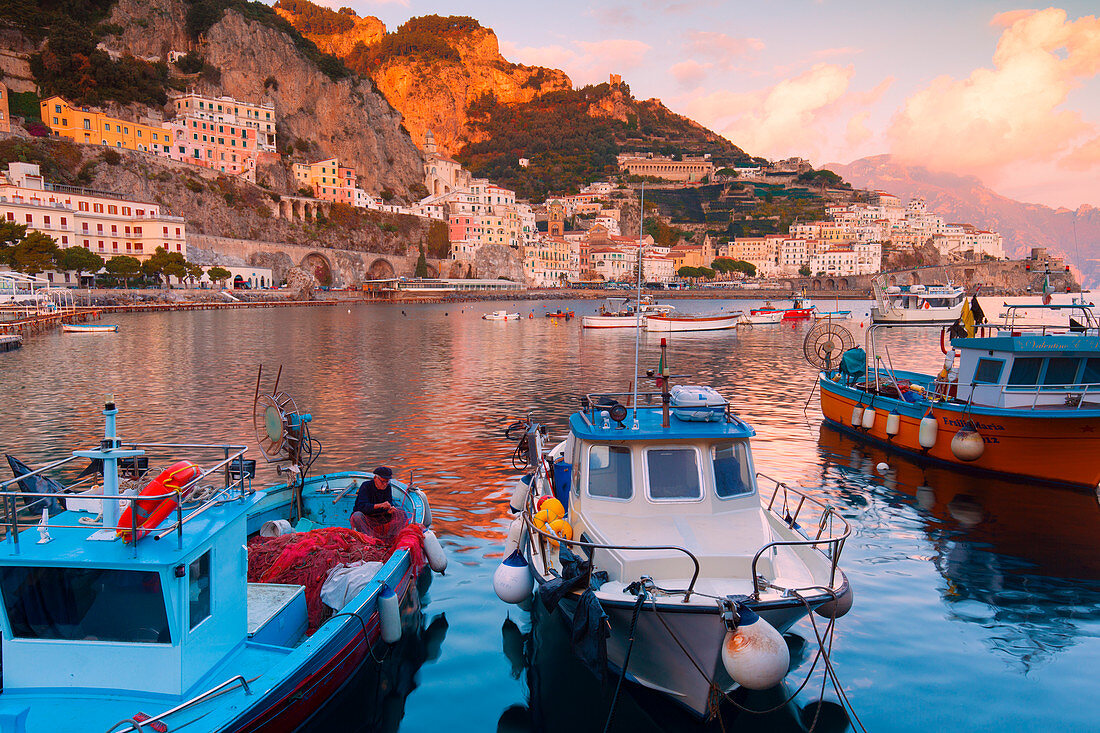 Europe, Campania, Italy, Salerno district, Amalfitan coast. Amalfi 