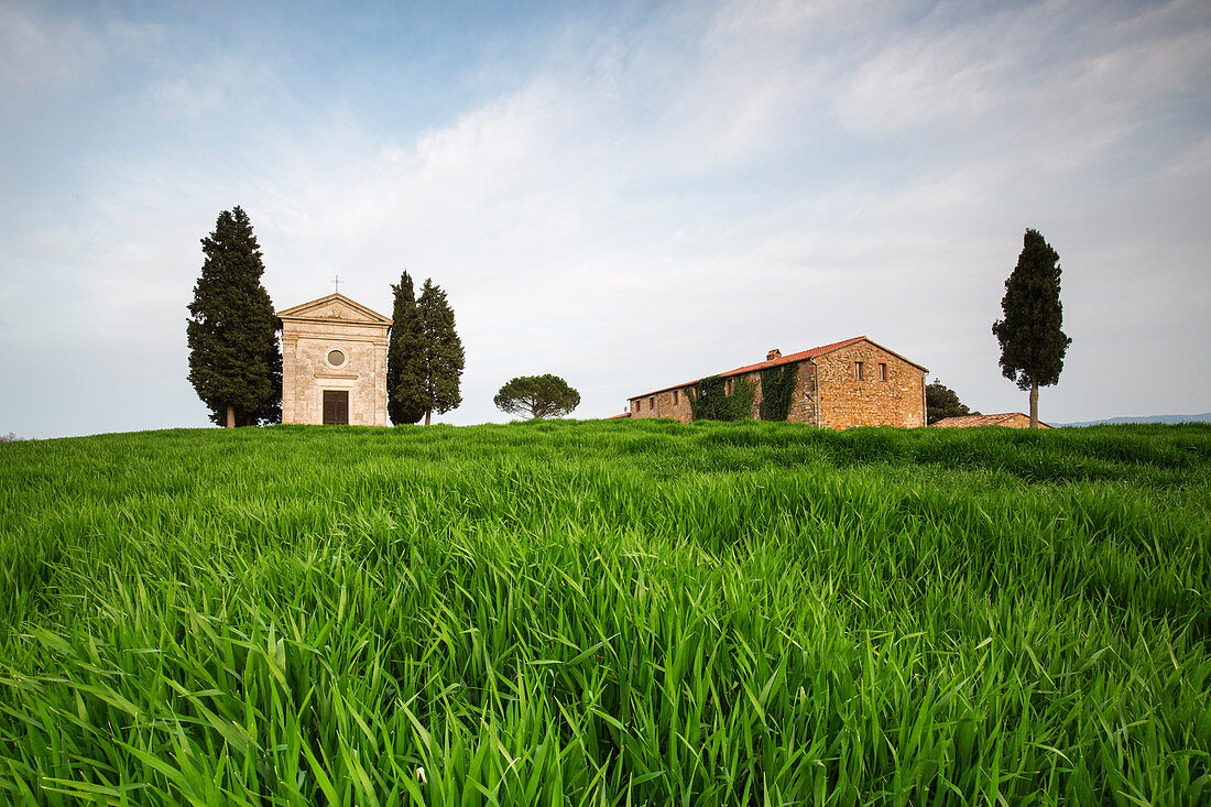 Europa, Italien, Toskana, Pienza, Orcia-Tal