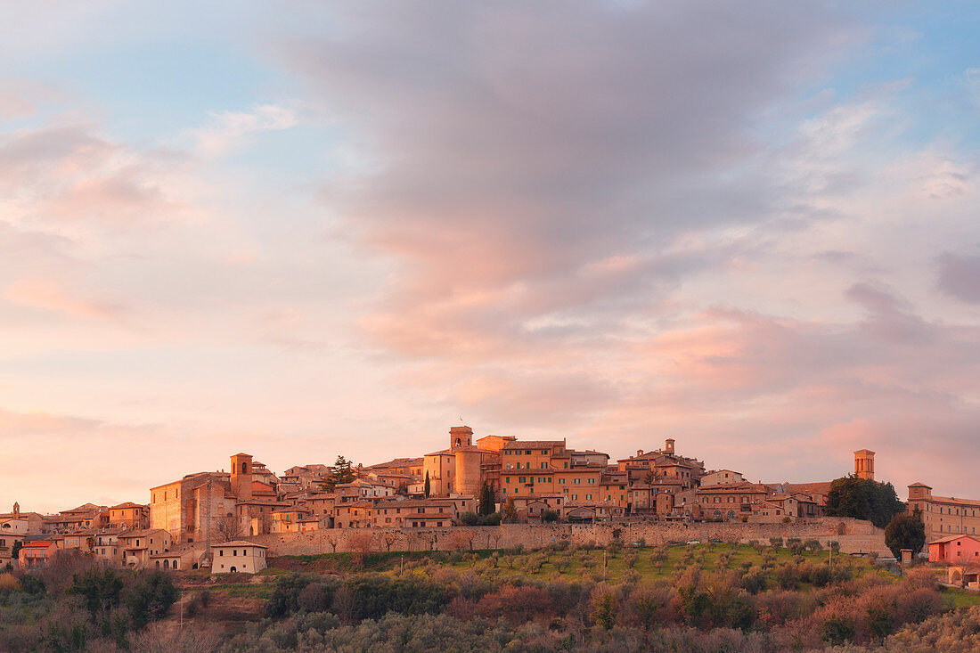 Europe, Italy, Umbria, Perugia district. Montefalco 