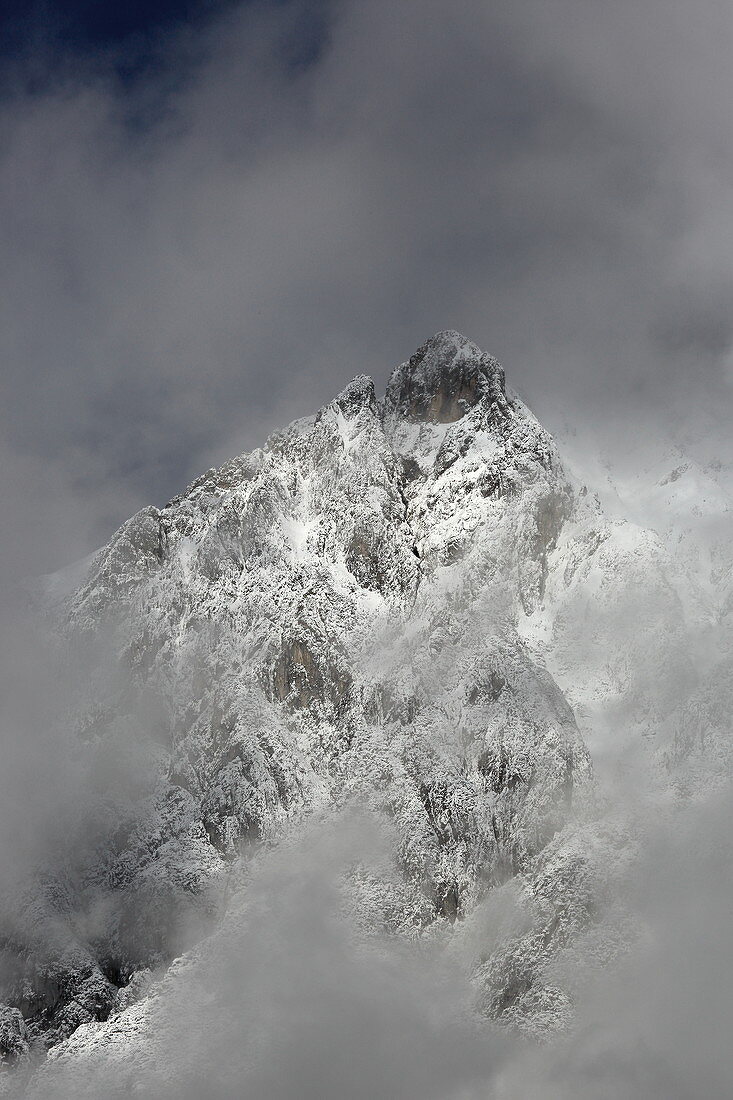 Der Grünstein ist ein Berg der Mieminger Kette, Tirol, Österreich