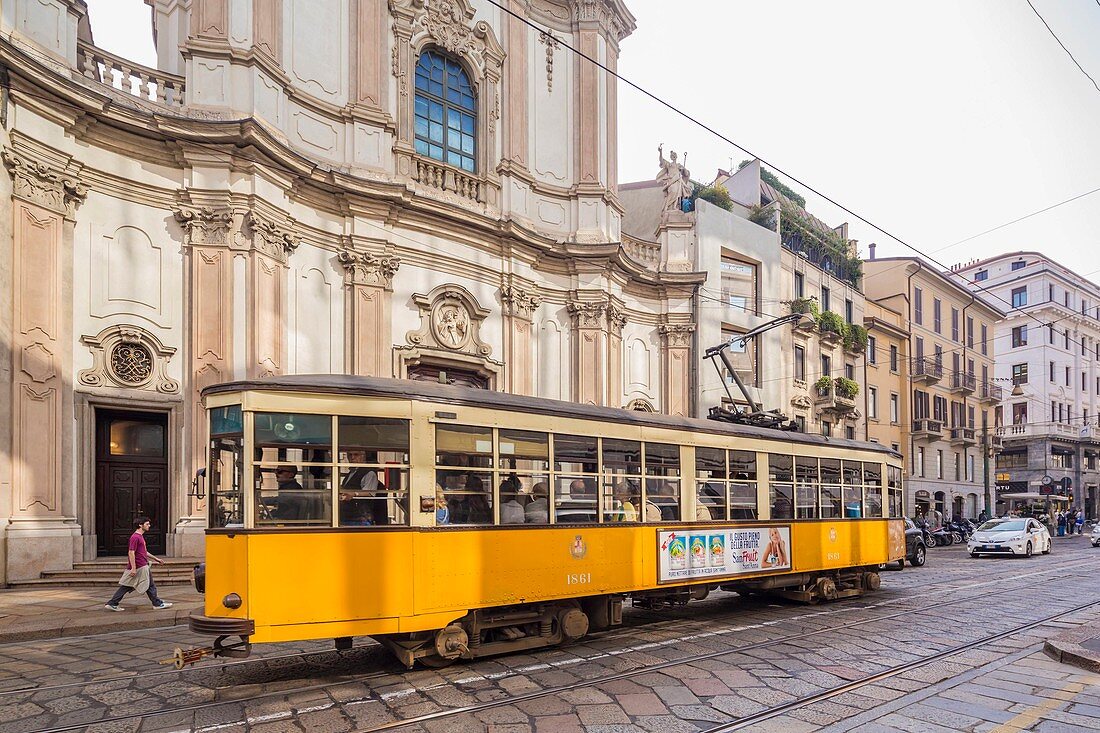 Italien, Lombardei, Mailand, Via Alessandro Manzoni