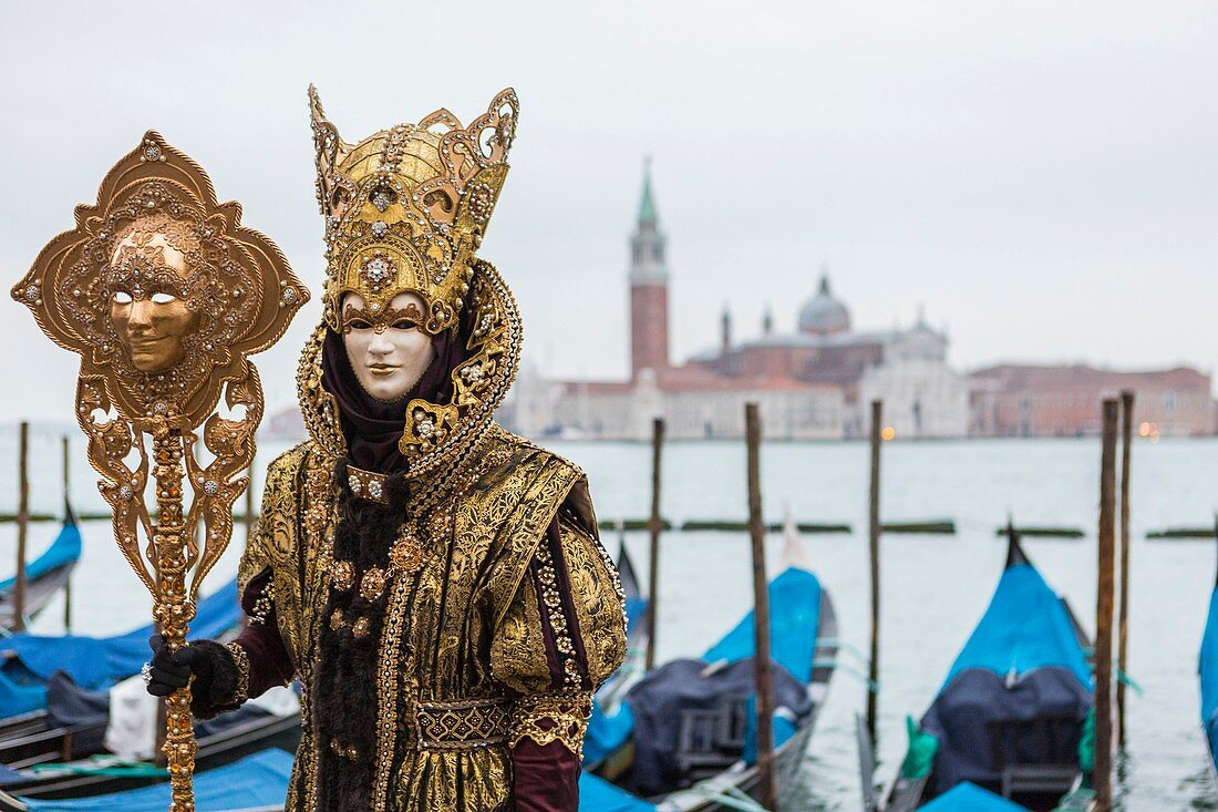 Italy, Veneto, Venice, listed as World Heritage by UNESCO, carnival, traditional Italian festival dating back to the Middle Ages