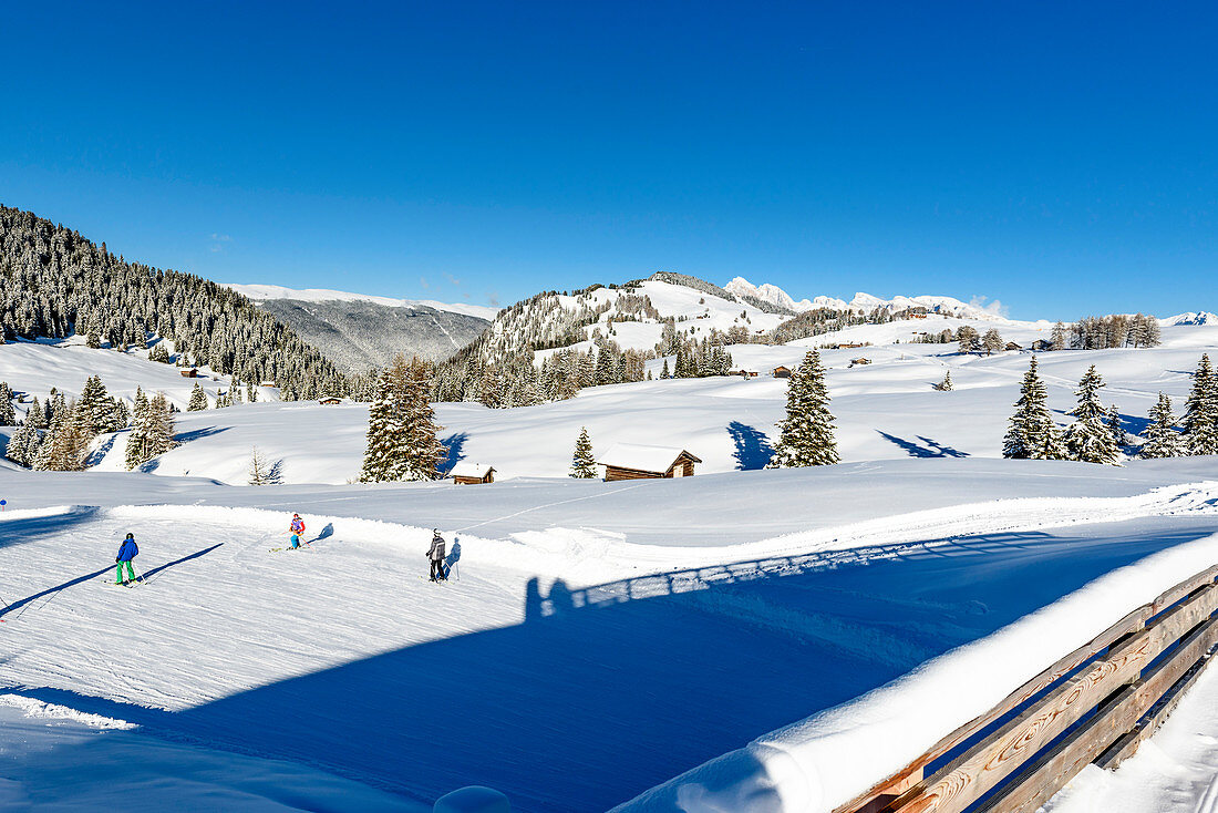 Skigebiet Seiser Alm, Südtirol, Italien