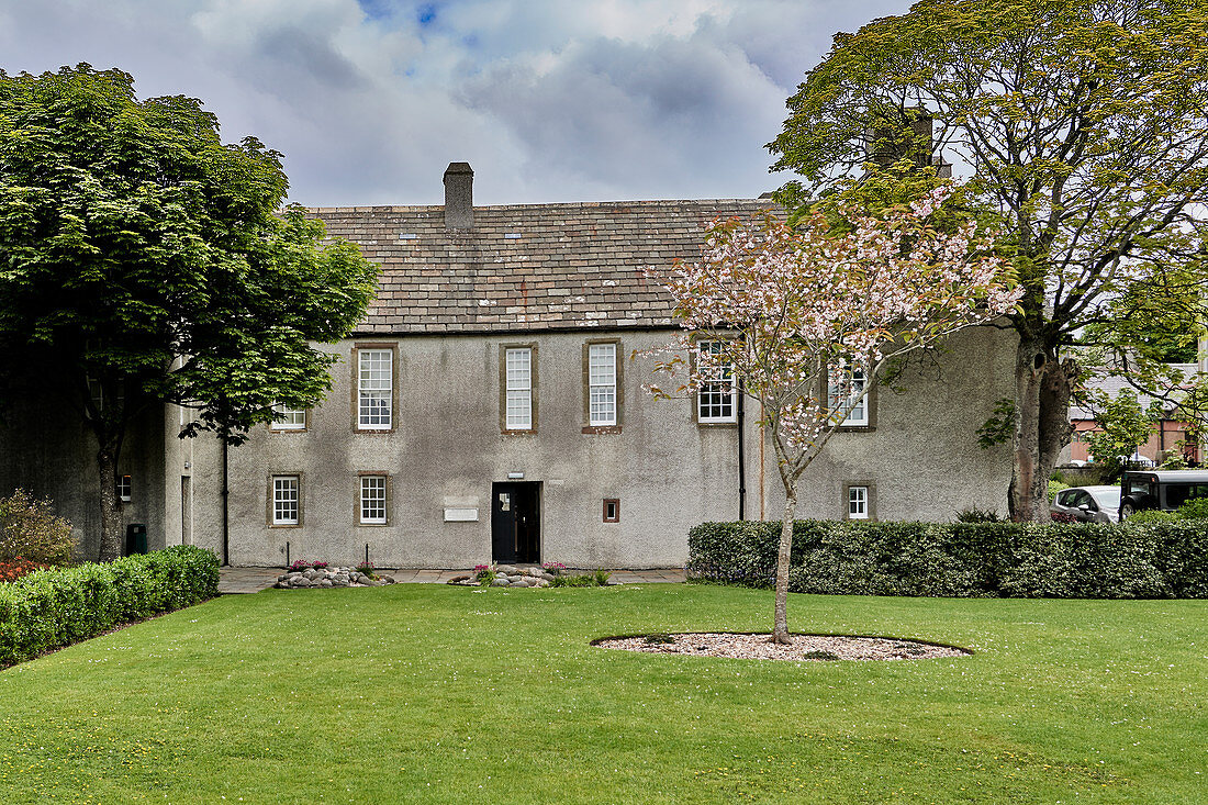 Altes Bauernhaus in Kirkwall, schottische Orkneys, Vereinigtes Königreich