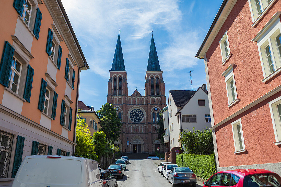 Pfarrkirche Herz Jesu in Bregenz, Vorarlberg, Österreich