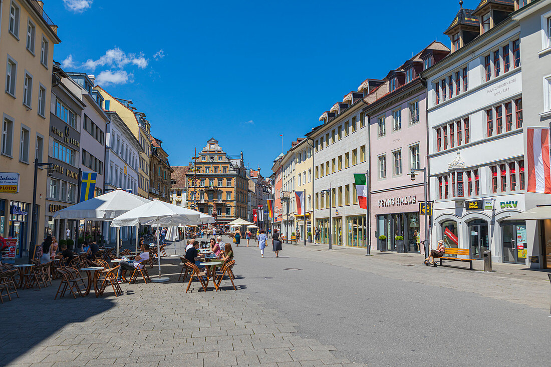 Marktstätte in Konstanz, Baden-Württemberg, Deutschland
