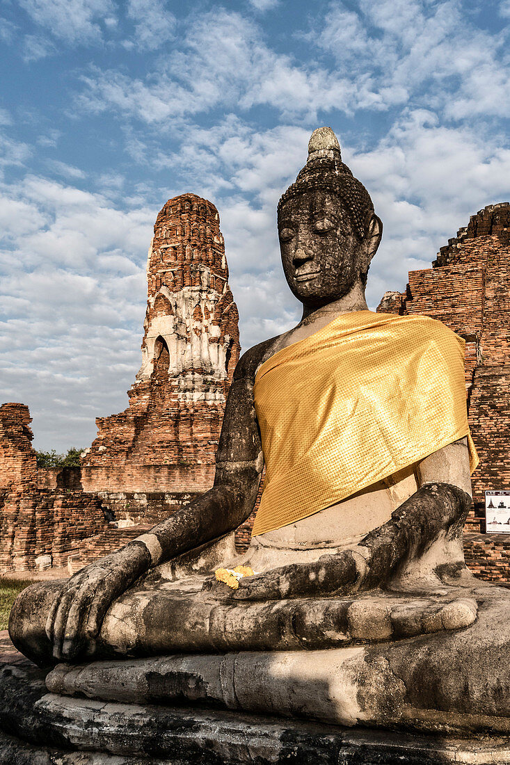 Buddha, Wat Mahatat, Ayutthaya Park, UNESCO, Ayutthaya, Thailand,