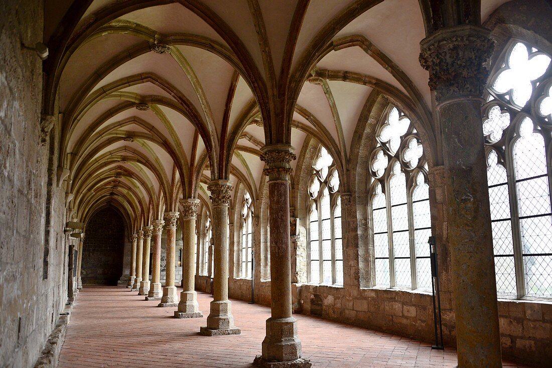 Monastery complex and cloister Walkenried, inside, Middle Ages, SüdHarz, Lower Saxony, Germany