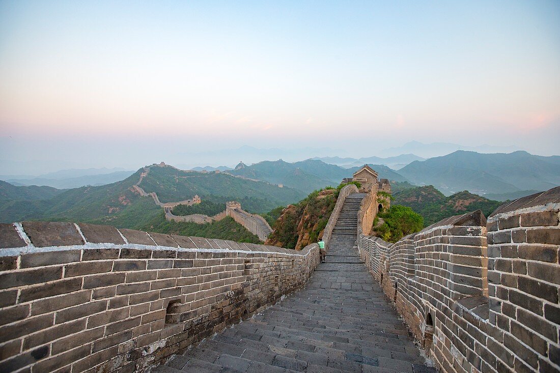 China, Hebei Province, the Great Wall of China between Jinshanling and Simatai built in 1570 during the Ming Dynasty, classified as World Heritage by UNESCObetween Jinshanling and Simatai built in 1570 during the Ming Dynasty, classified as World Heritage by UNESCO