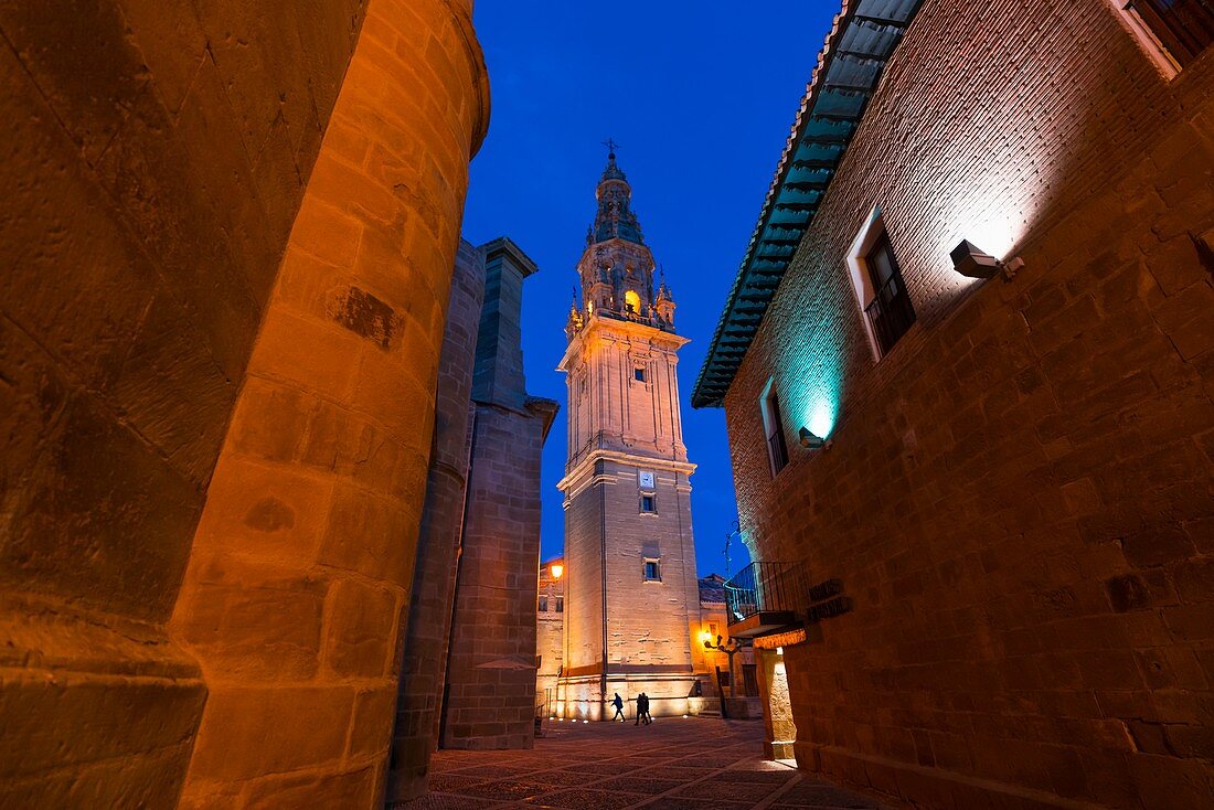 Bell Tower, Old Hospital, Parador de Turismo, Square of the Saint, Santo Domingo Cathedral, Santo Domingo de la Calzada, La Rioja, Spain, Europe, The Way of St. James