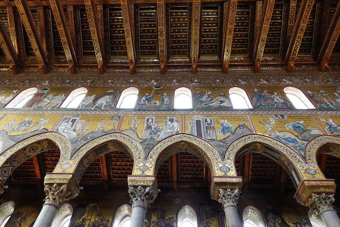 The Duomo of Monreale, near Palermo, Sicily, Italy