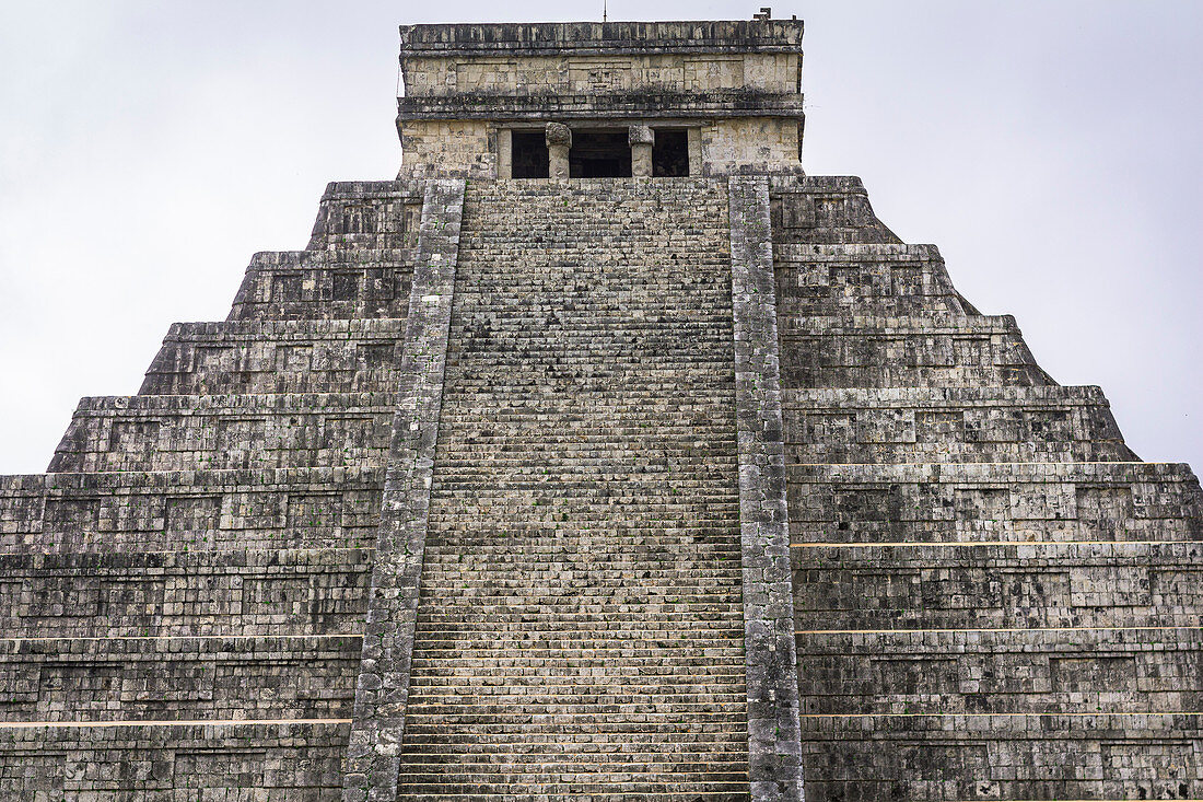 Pyramide des Kukulcan - Größter Mayatempel auf dem Gelände von "Chichen Itza", Yucatan Halbinsel, Mexiko