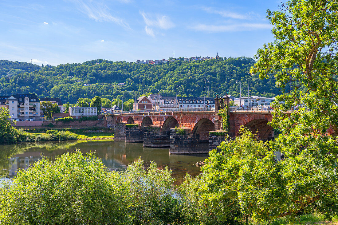 Roman Bridge, Trier, Moselle, Rhineland-Palatinate, Germany