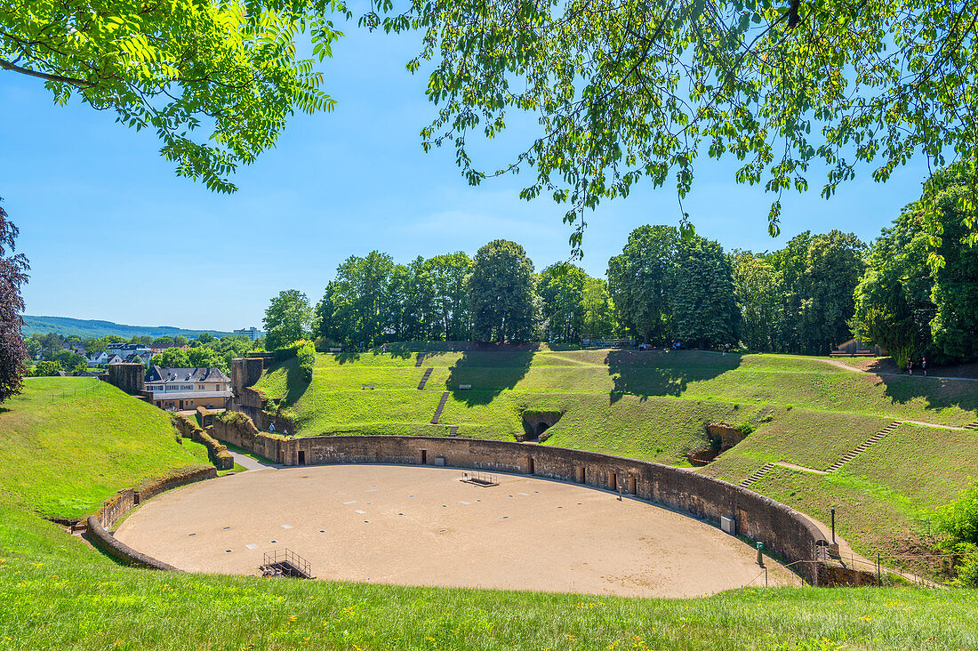 Römisches Amphitheater, Trier, Mosel, Rheinland-Pfalz, Deutschland