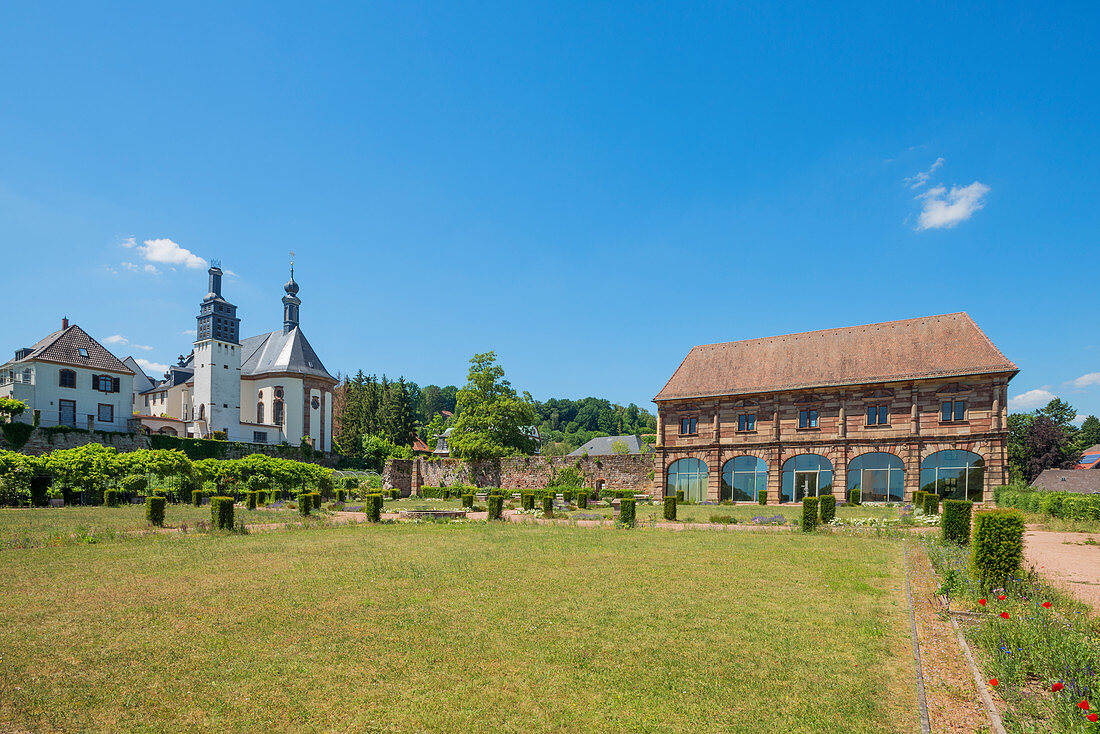 Castle church and orangery in Blieskastel, Saarland, Germany