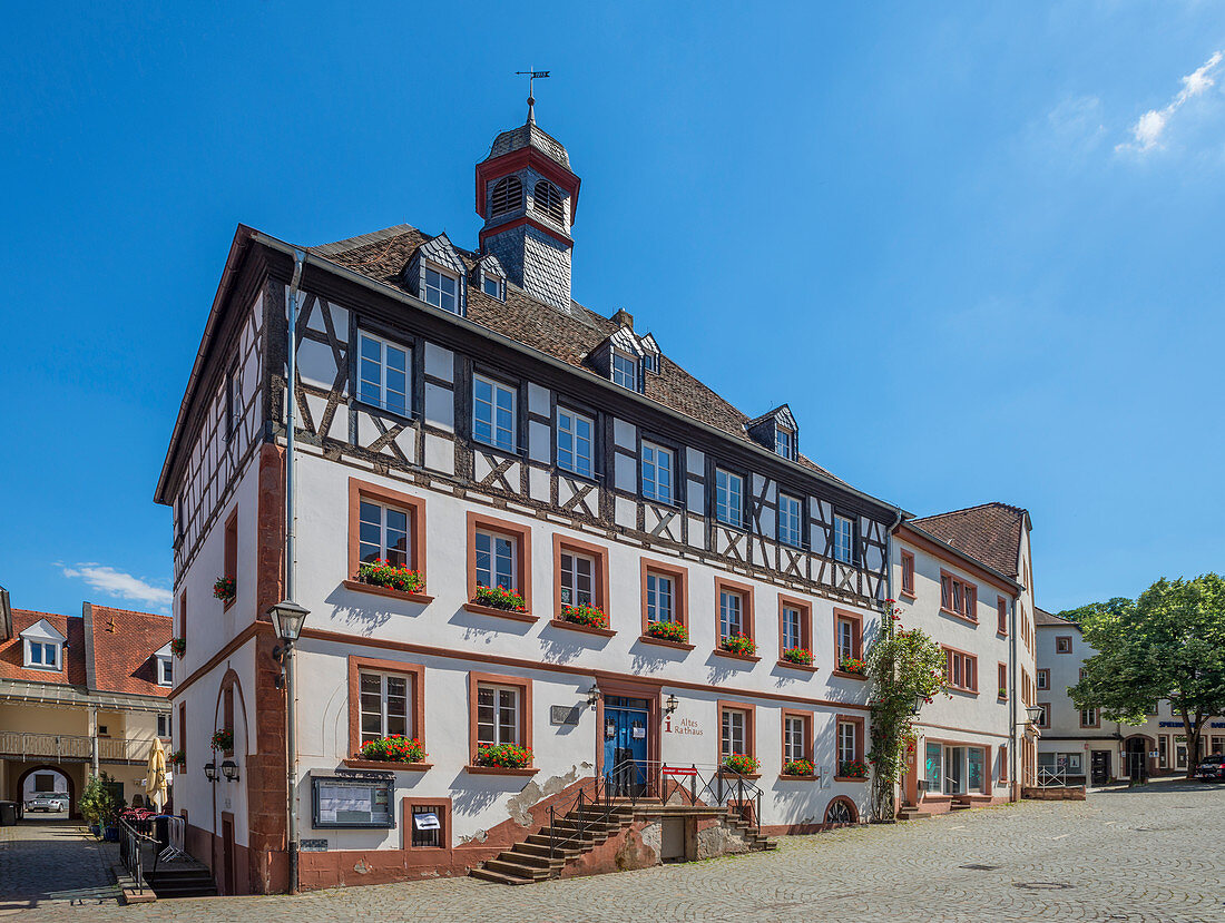Rathaus von Ottweiler, Saarland, Deutschland