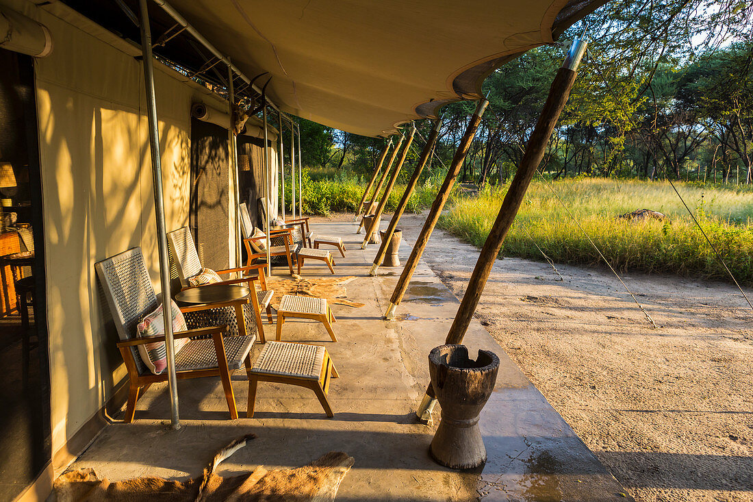 tented camp,Maun,Botswana