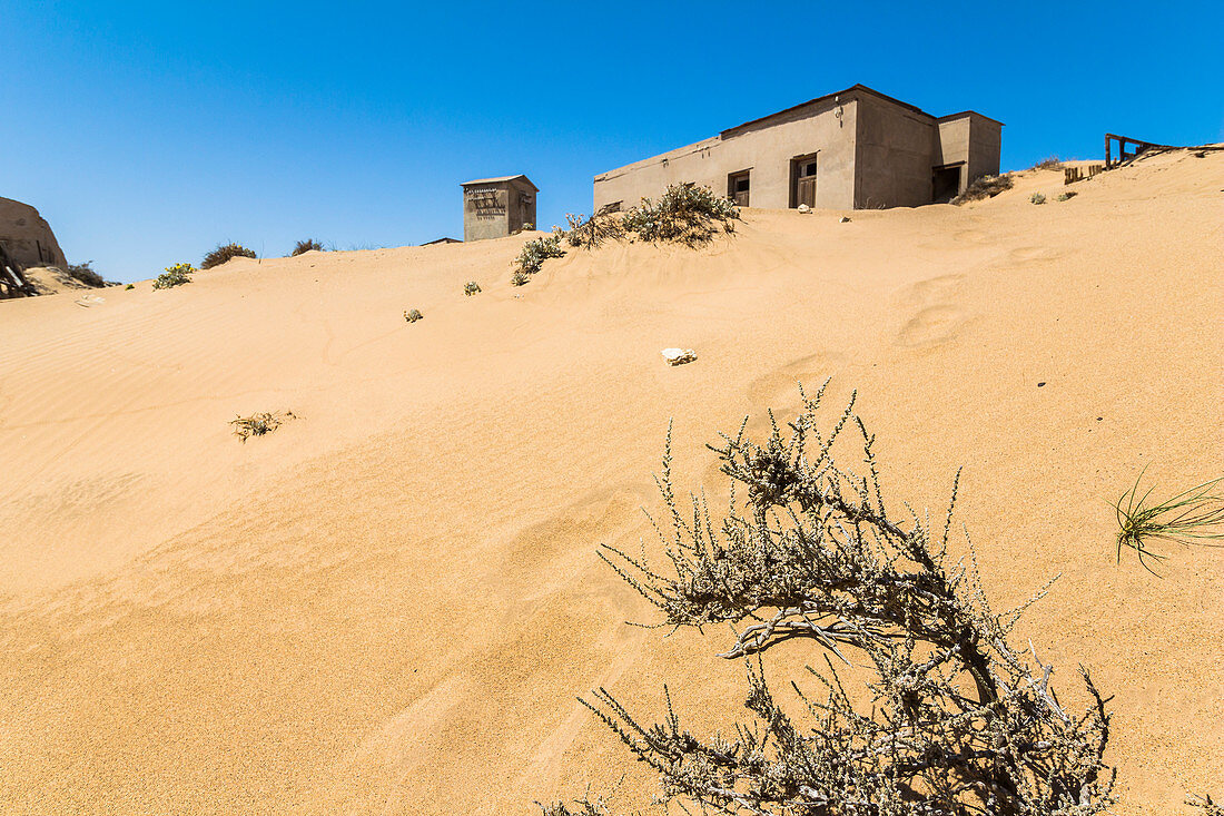 Kolmannskuppe ghost town on a guided tour on Wednesday, near Lüderitz, Namibia