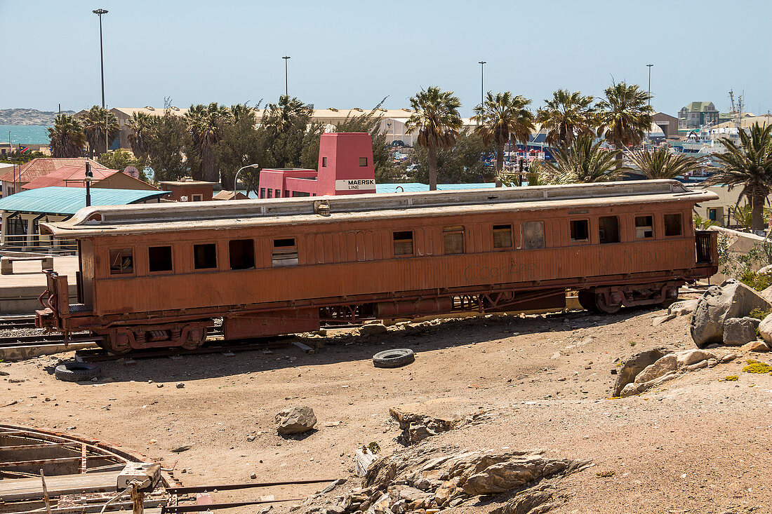 Old railroad in Luderitz, Namibia
