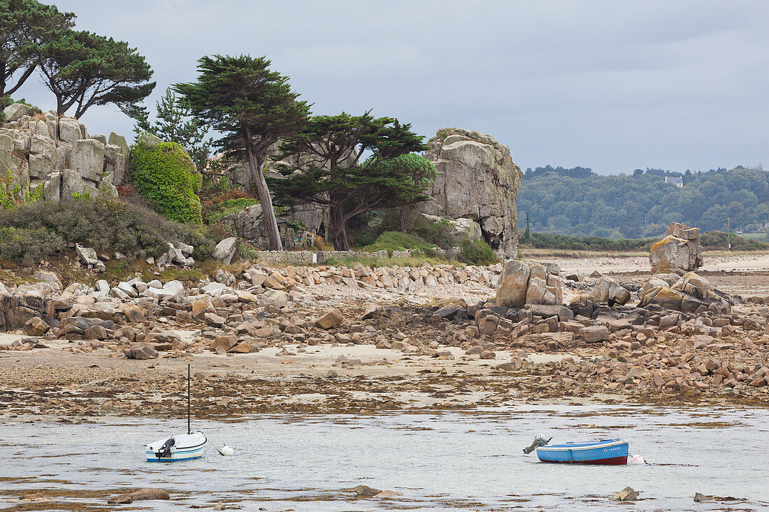 Porz Scaff Plougrescant, Bretagne, Frankreich