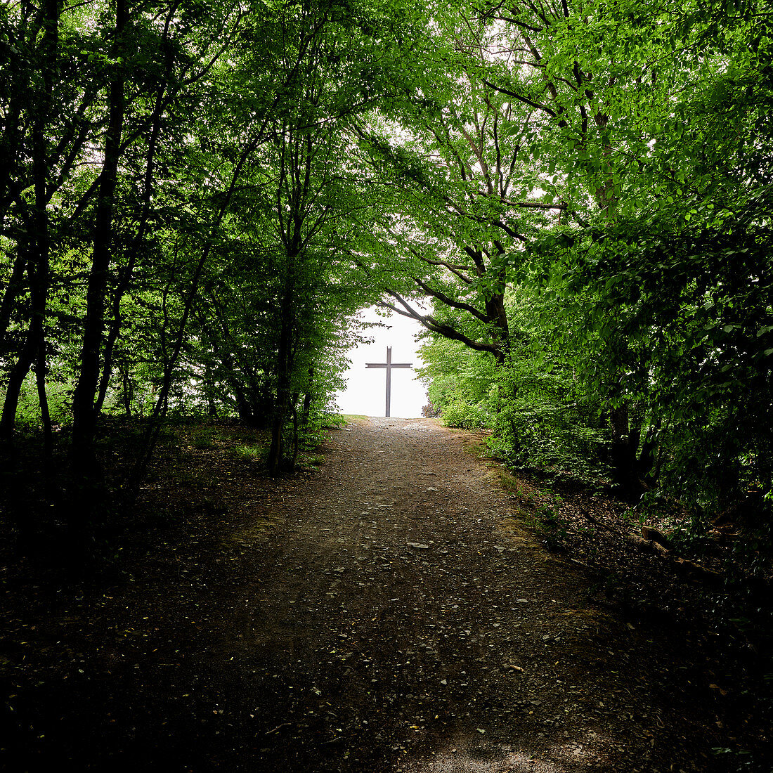 The cross at the end of the path, Koppelkreut, Rheinbreitbach, Germany