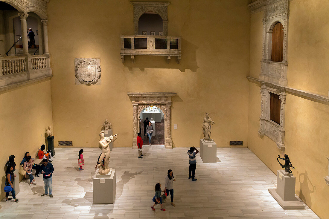 Patio vom Schloss bei Velez Blanco, nahe Almeria, 16. Jahrhundert, Spanisch, Architektur, Metropolitan Museum of Art, Manhattan, New York, USA, Nordamerika