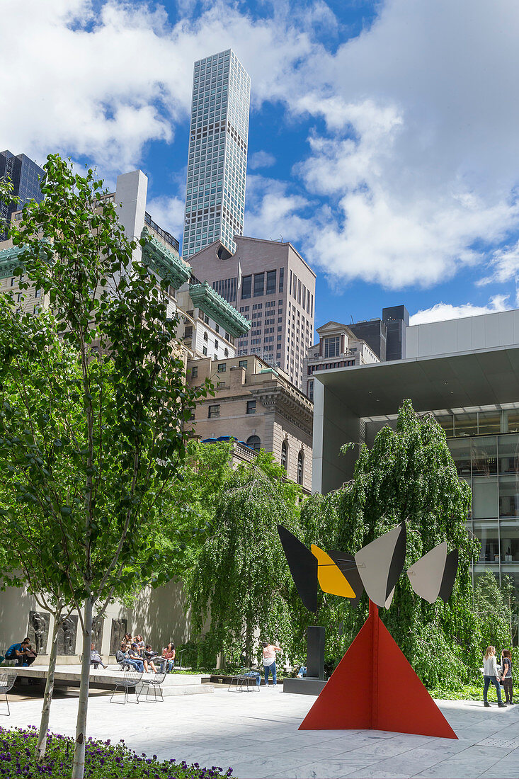 Sculpture Garden, MOMA, Manhattan, New York City, USA, North America