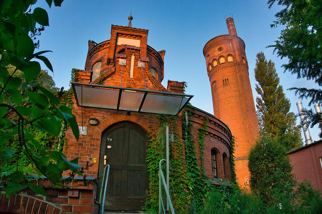 Water tower, Hermannswerder, Potsdam, State of Brandenburg, Germany