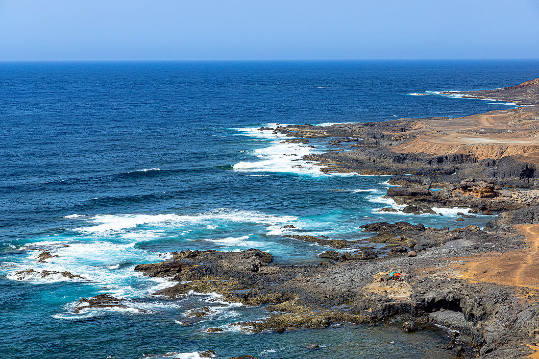 Raue Küste von "La Isleta" - Halbinsel nördlich von Las Palmas, Gran Canaria, Spanien