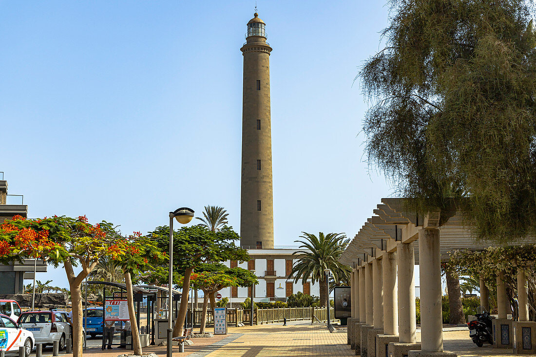 Leuchtturm von Maspalomas, Gran Canaria, Spanien