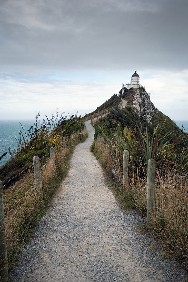 Nugget Point in the Catlins, a region in the Otago district of New Zealand.